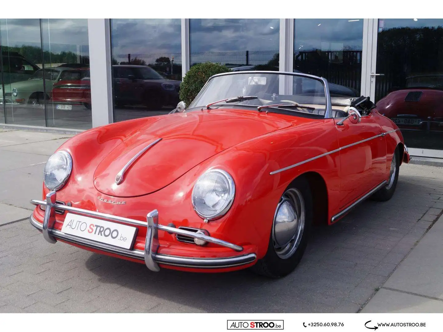 Porsche 356 Convertible D Rouge - 2