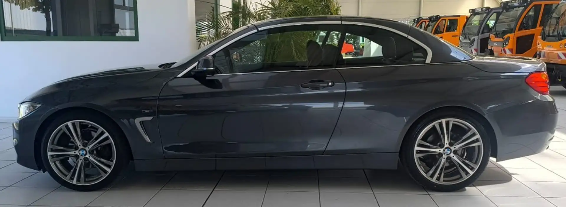 BMW 420 420d CabrioSportLineVollausstheadUp BMW Scheckheft Grau - 2