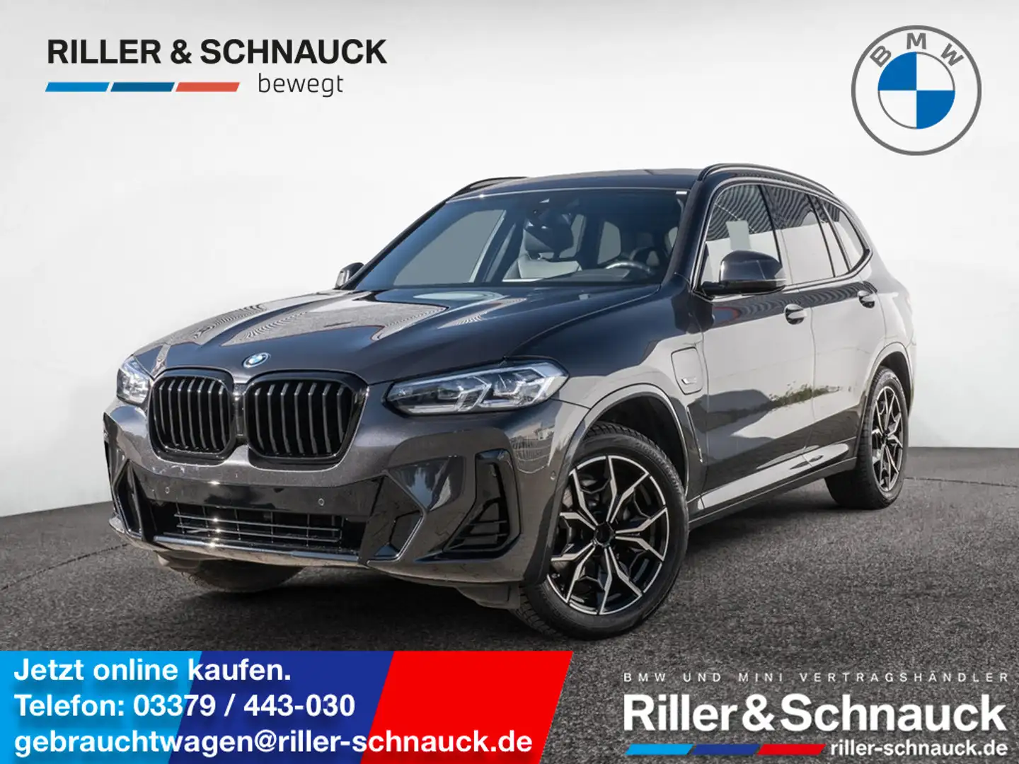 BMW X3 xDrive 30e M-Sport LED+NAVI+KAM+SHZ+PDC+KL Grau - 1