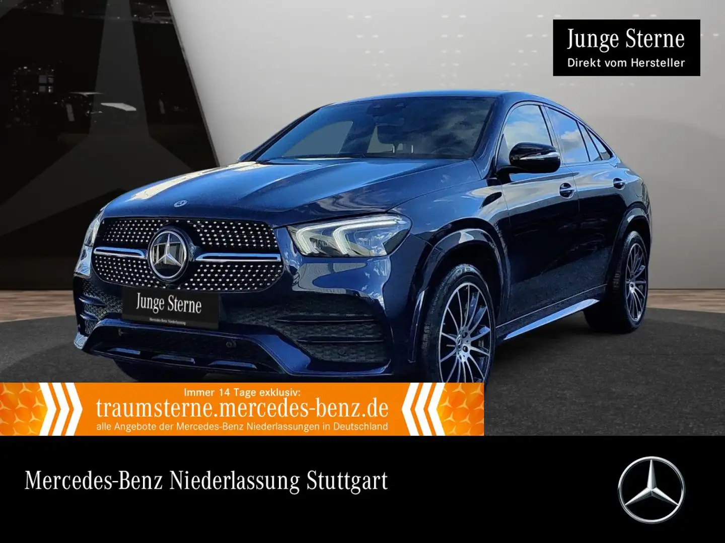 Mercedes-Benz GLE 350 e Coupé 4M AMG+EXCLUSIVE+NIGHT+360+AHK+9G Blau - 1