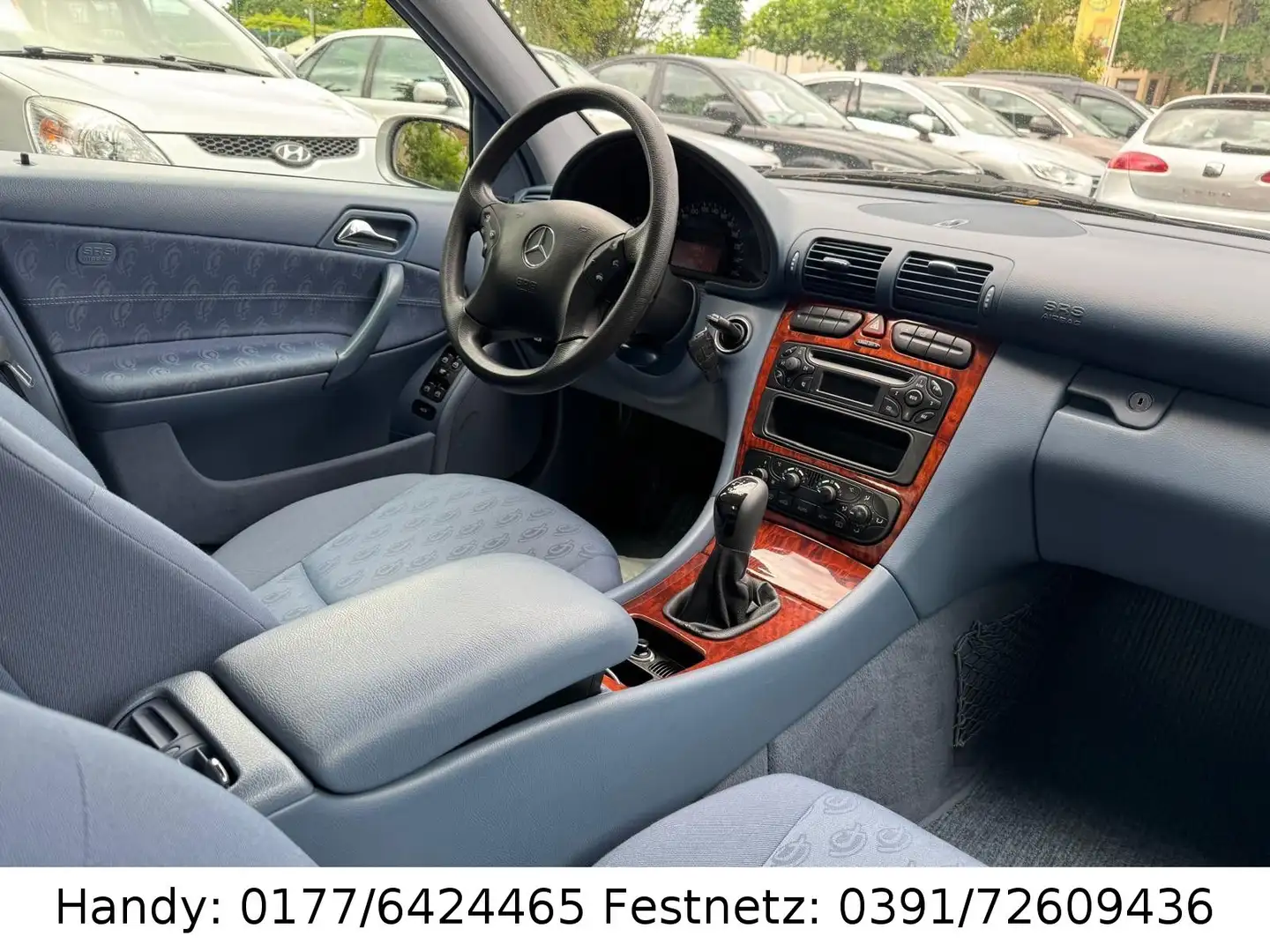 Mercedes-Benz C 180 Kompressor 1.HAND/KLIMAAUTOMATIK/4x.el.FH/ Silber - 2