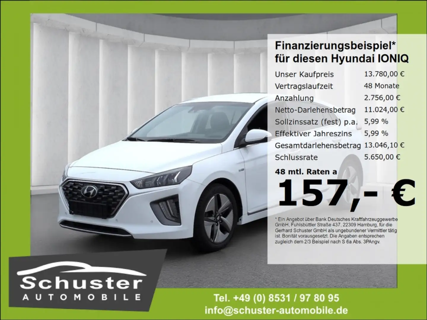 Hyundai IONIQ Hybrid 1.6GDI*LED ACC Navi R-Kam Infinity Beyaz - 1