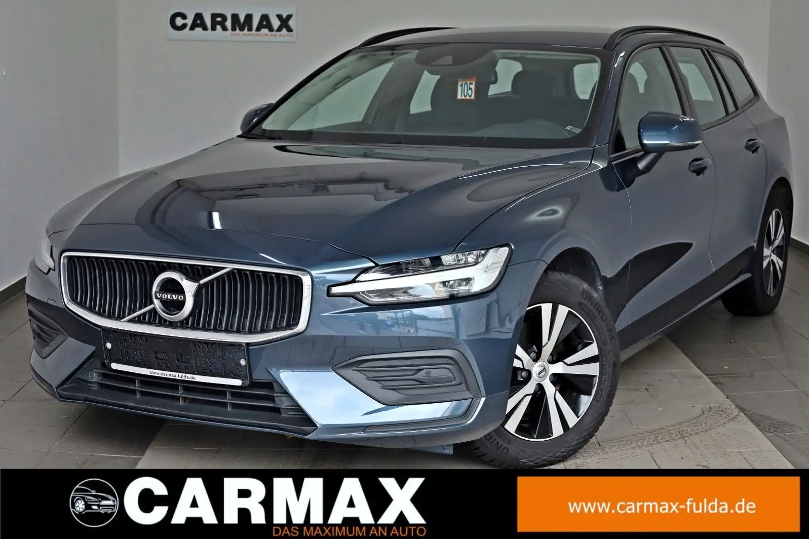 Volvo V60 Navi,LED, PDC, 2 Zonen-Klima, 1.Hand Niebieski - 1