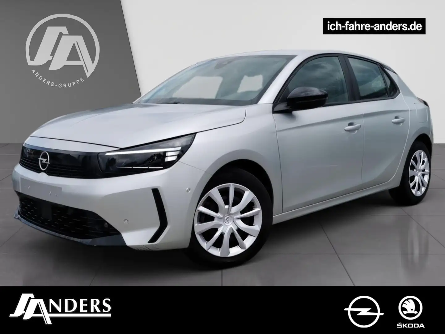 Opel Corsa 1.2 T LED+SHZ+Kamera+Apple/Android+VIRTUAL Grau - 1
