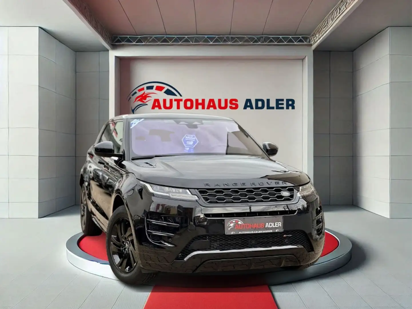 Land Rover Range Rover Evoque RANGE ROVER EVOQUE"R-DYNAMIC S*1HD*19%*PANO*AHK* Schwarz - 1