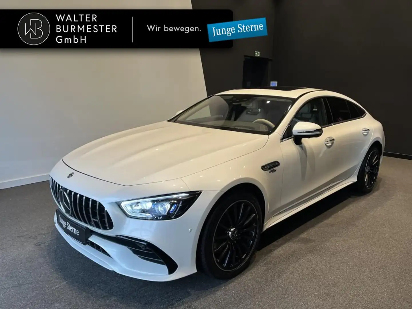 Mercedes-Benz AMG GT 53 4M+ STH HUD Navi ACC PDC SpurH Leder Білий - 1