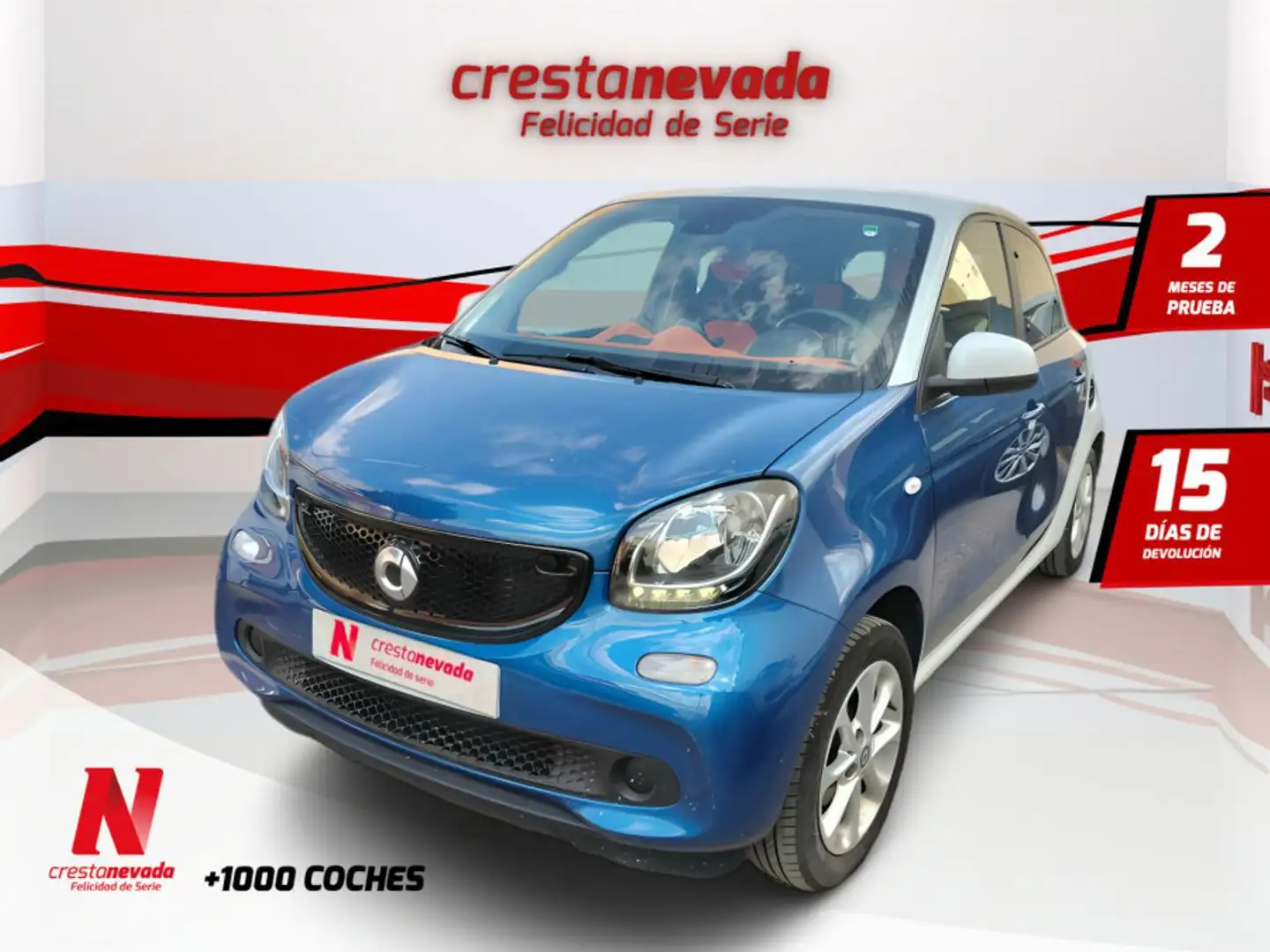 smart forFour 1.0 52kW 71CV SS PASSION Azul - 1