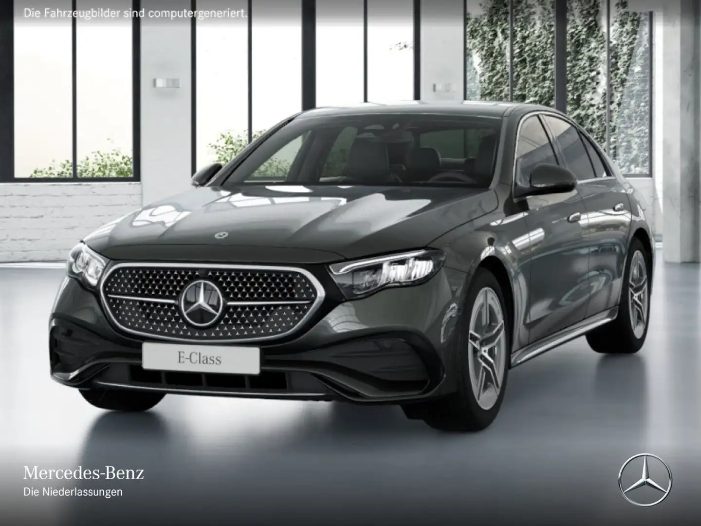 Mercedes-Benz E 300 de AMG Burmester Distr. LED Kamera Totwinkel Grau - 2