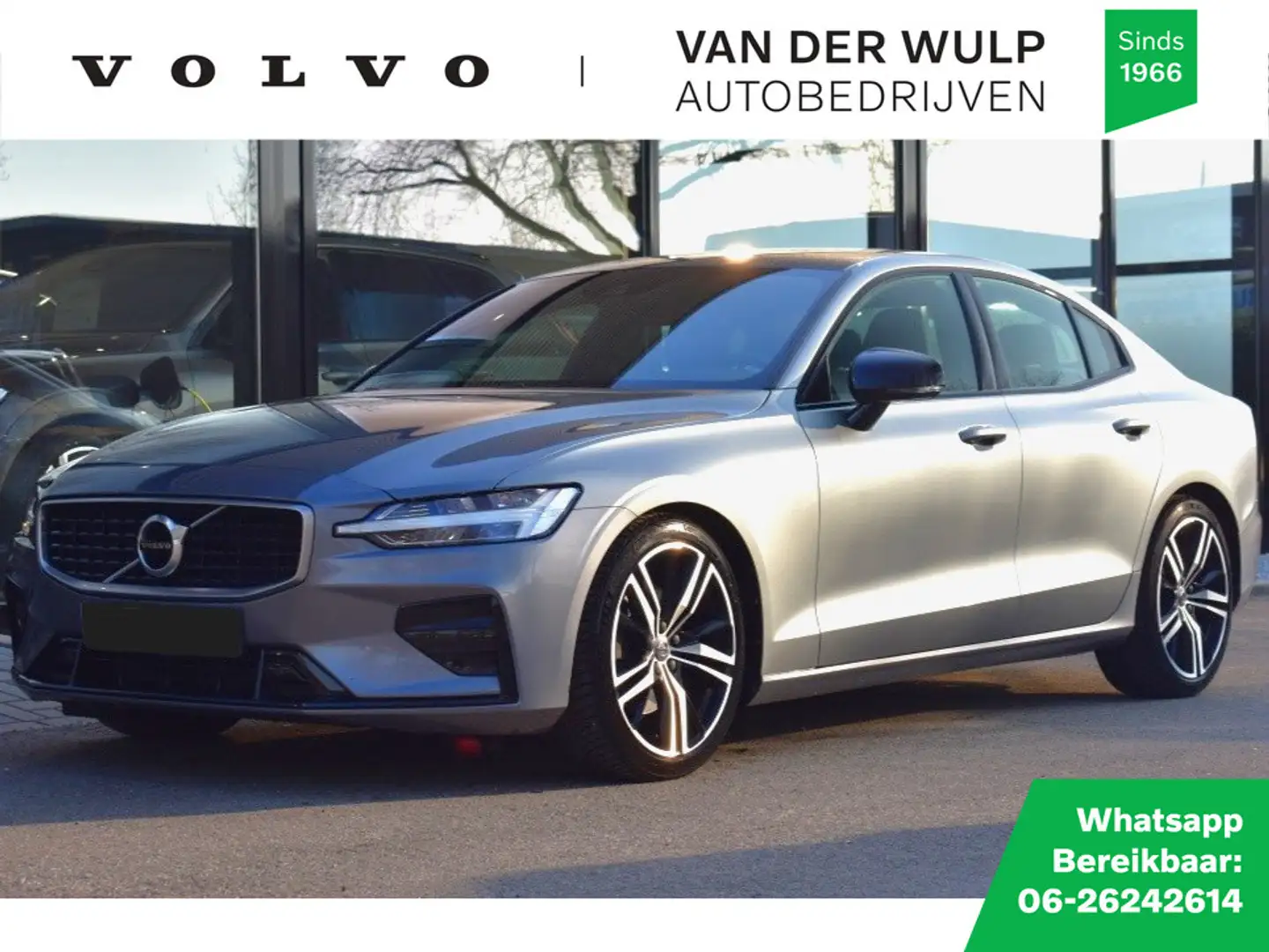 Volvo S60 T4 190pk R-Design | Climate | Massage | Power Seat Gris - 1