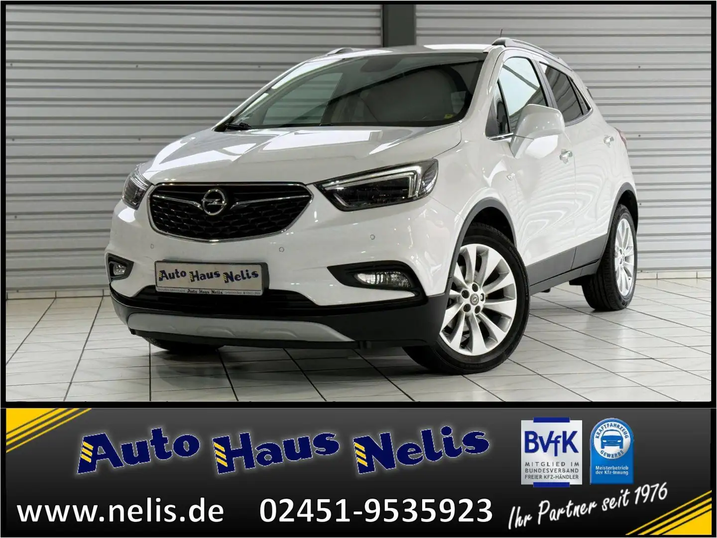 Opel Mokka X 1,4 Turbo 4x4 Innovation Autom. LED Navi Bianco - 1