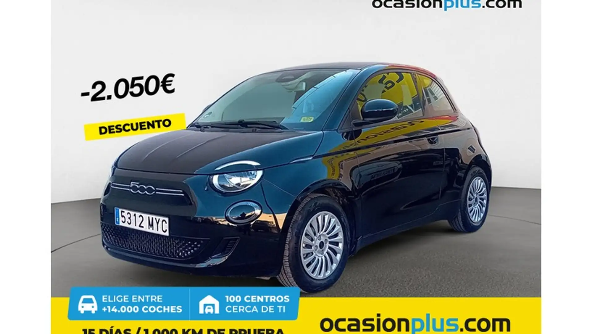 Fiat 500e 70Kw Action Nero - 1