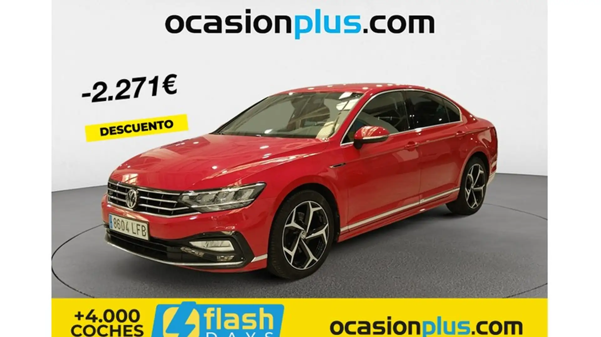 Volkswagen Passat 2.0TDI R-Line DSG7 110kW Rojo - 1