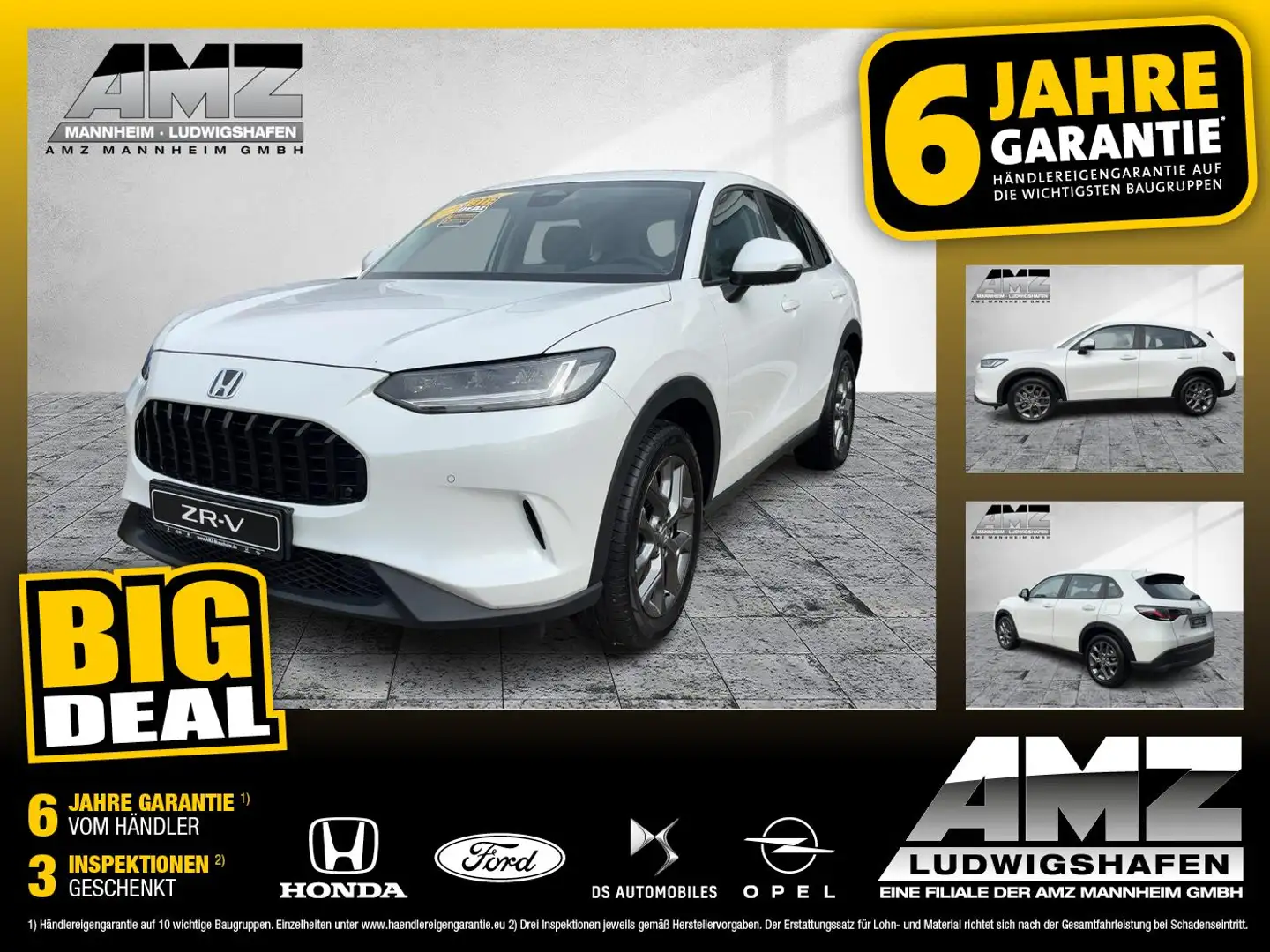 Honda ZR-V eHEV Elegance ACC+LED+Navi+Klima+Sitzheizung Bianco - 1