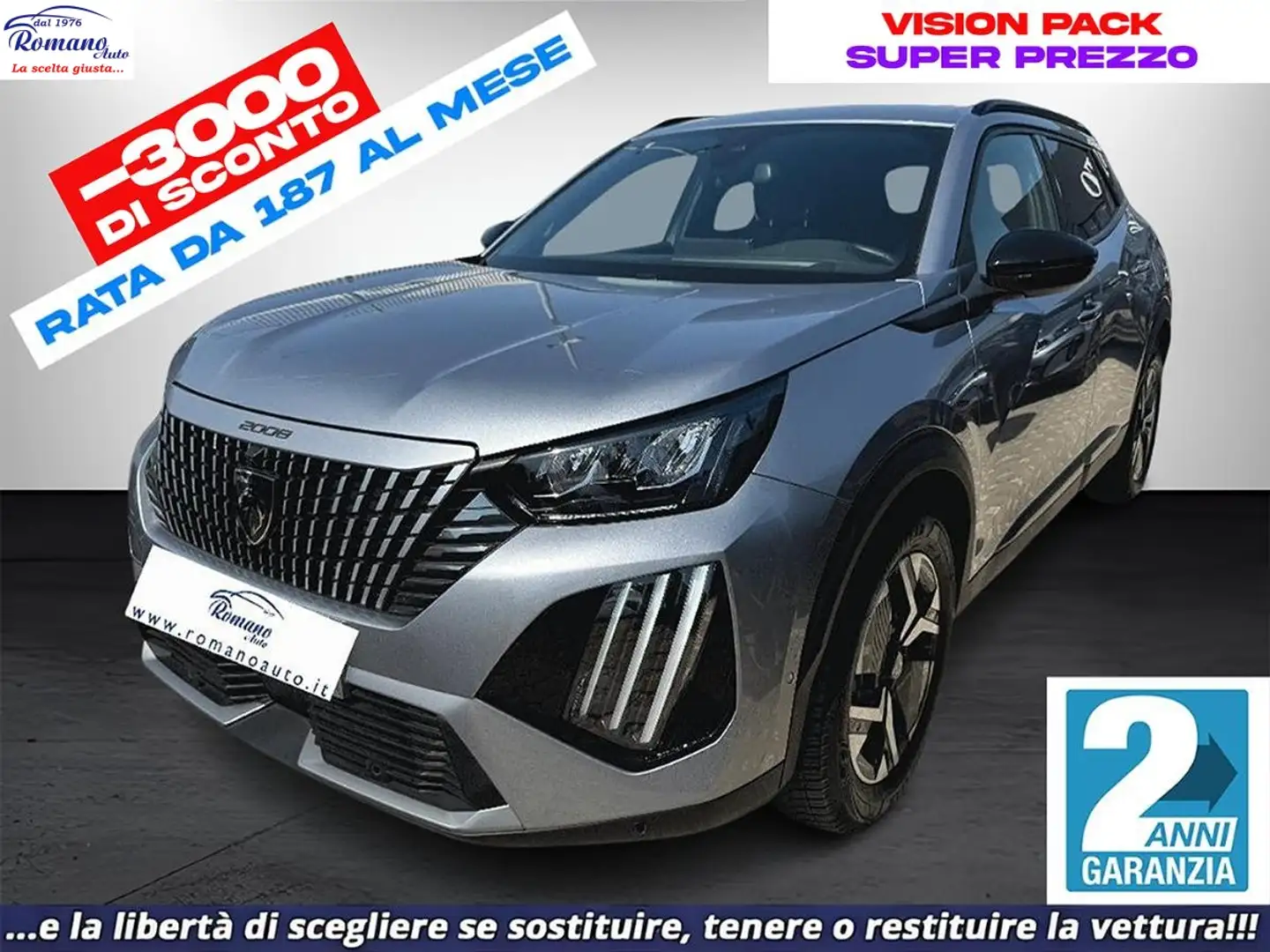 Peugeot 2008 PureTech 100 S&S Allure Grigio - 1