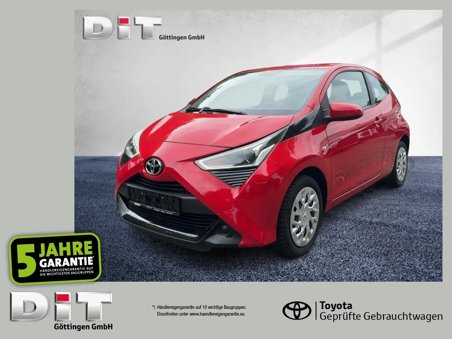 Toyota Aygo 1,0  x-play X-Business-Paket, Klima., ZV Rosso - 1