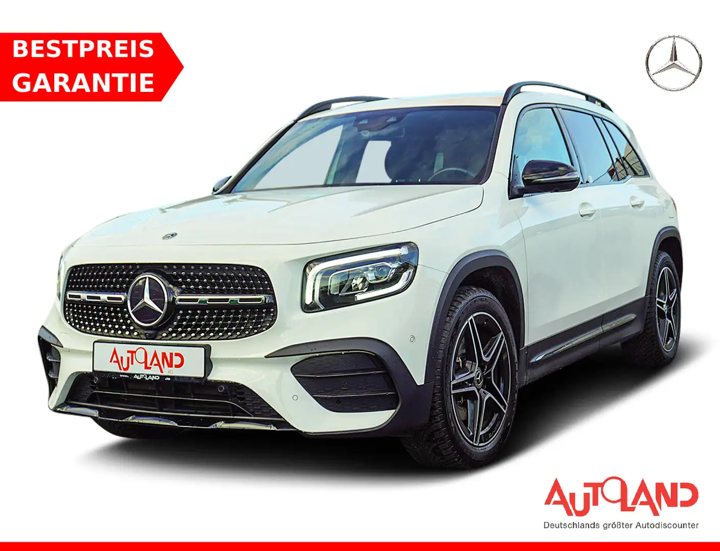 Mercedes-Benz GLB 200 AMG Line Totwinkel 360° el. Heckklappe Weiß - 1