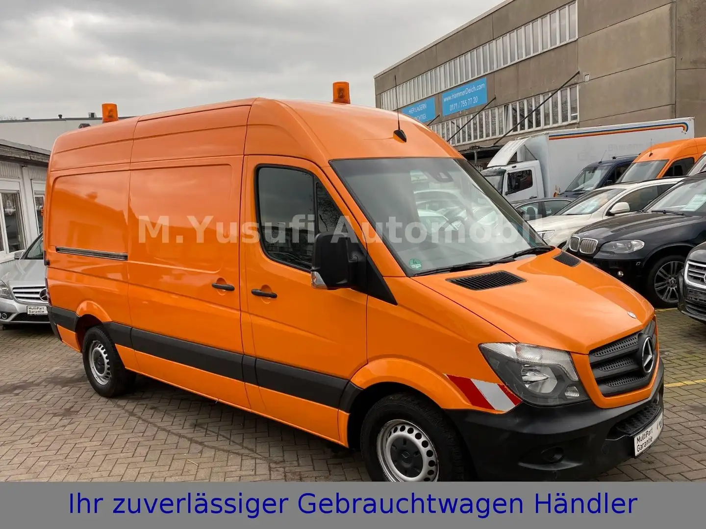 Mercedes-Benz Sprinter SPRINTER 316 CDI KASTEN NAVI|R-CAM|AHK|STANDH. Orange - 1