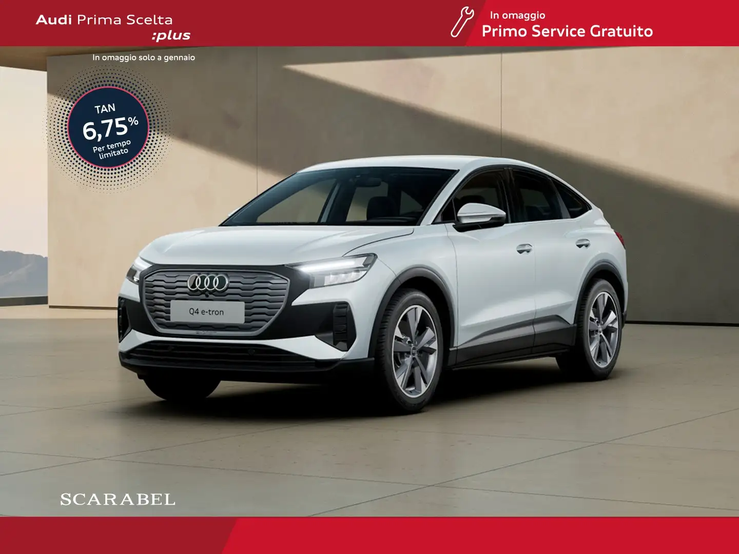 Audi Q4 e-tron sportback e-tron 45 business Bianco - 1