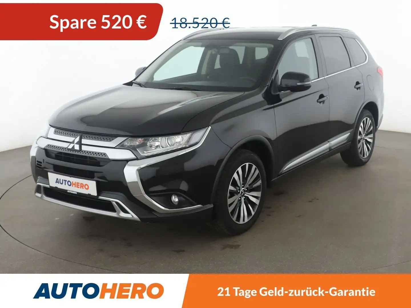 Mitsubishi Outlander 2.0 Diamant Edition+ 2WD Aut.*PDC*NAVI*SHZ* Schwarz - 1
