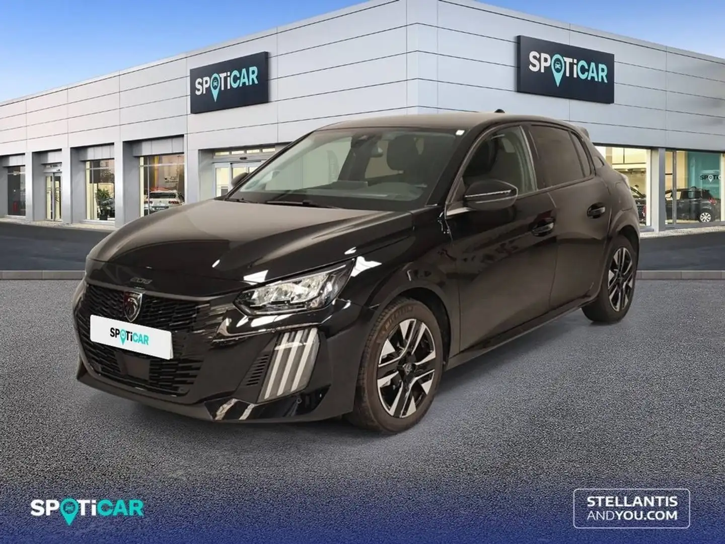 Peugeot 208 1.2 Hybrid Allure e-DCS6 100 Negro - 1