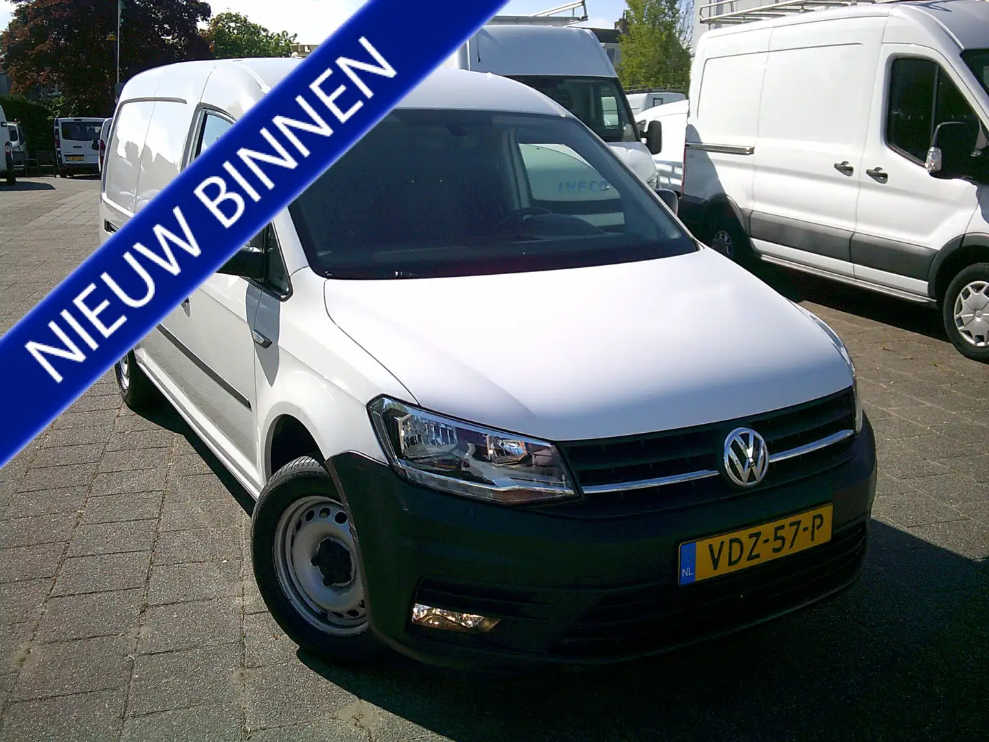 Volkswagen Caddy 2.0 TDI L2H1 BMT Maxi Highline VOORZIEN VAN AIRCO+ Blanc - 1
