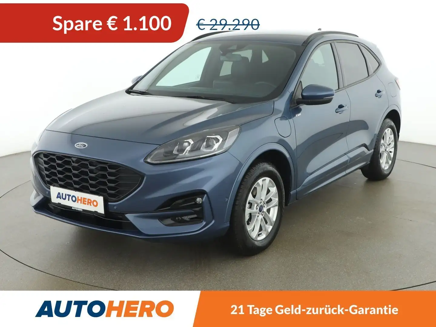 Ford Kuga 2.5 Plug-in Hybrid ST-Line X *HUD*ACC*SPUR*TOT*AHK Blau - 1