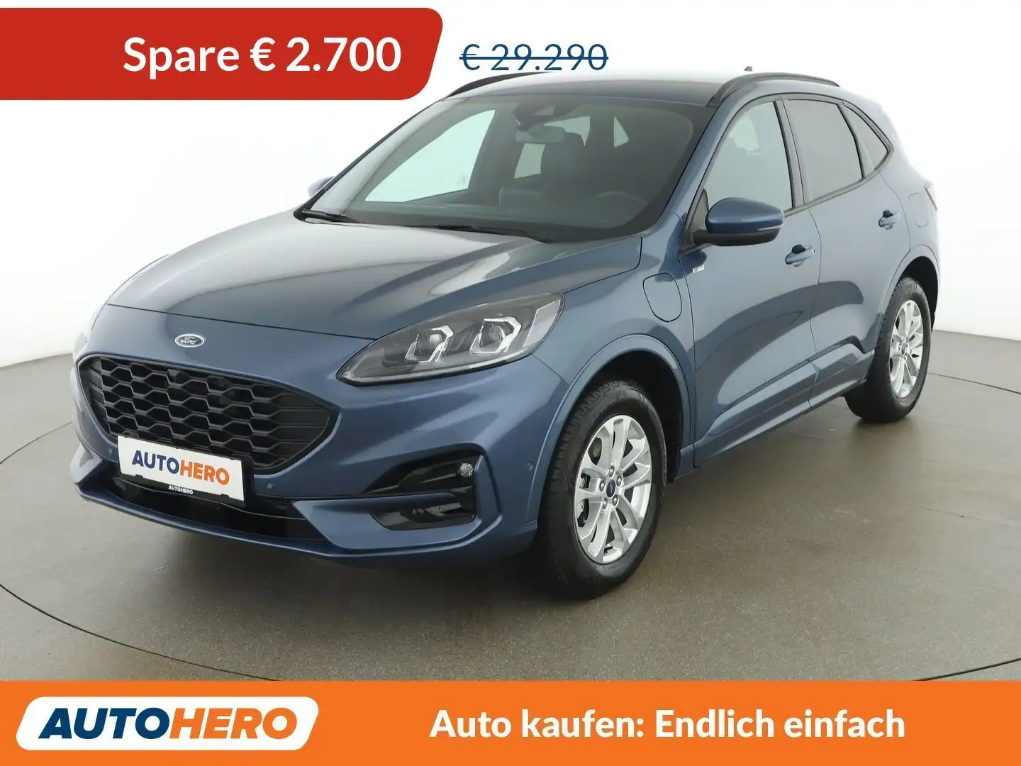 Ford Kuga 2.5 Plug-in Hybrid ST-Line X *HUD*ACC*SPUR*TOT*AHK Blau - 1