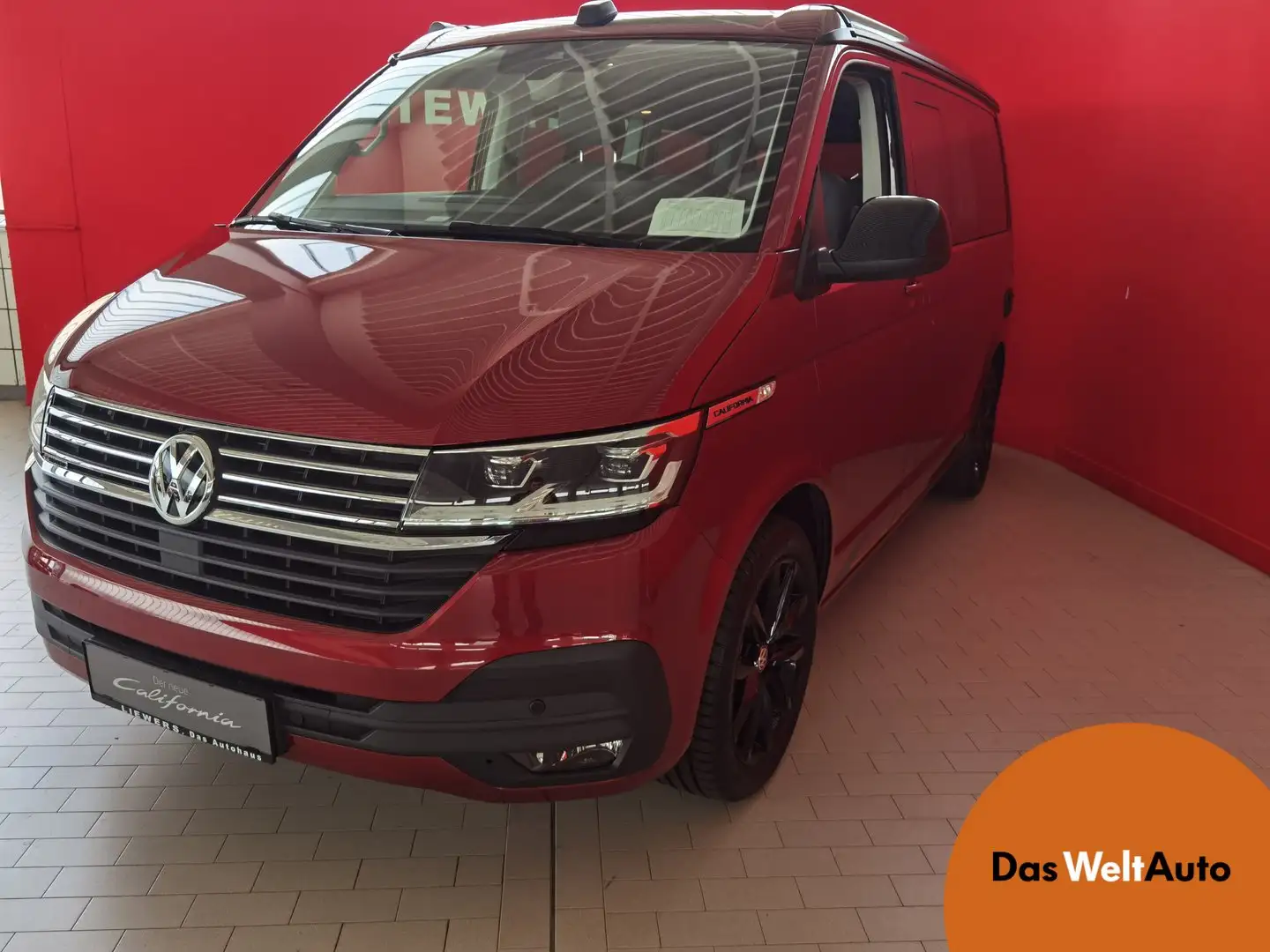 Volkswagen T6.1 California VW T6.1 California Ocean Edition TDI 4MOTION Červená - 1