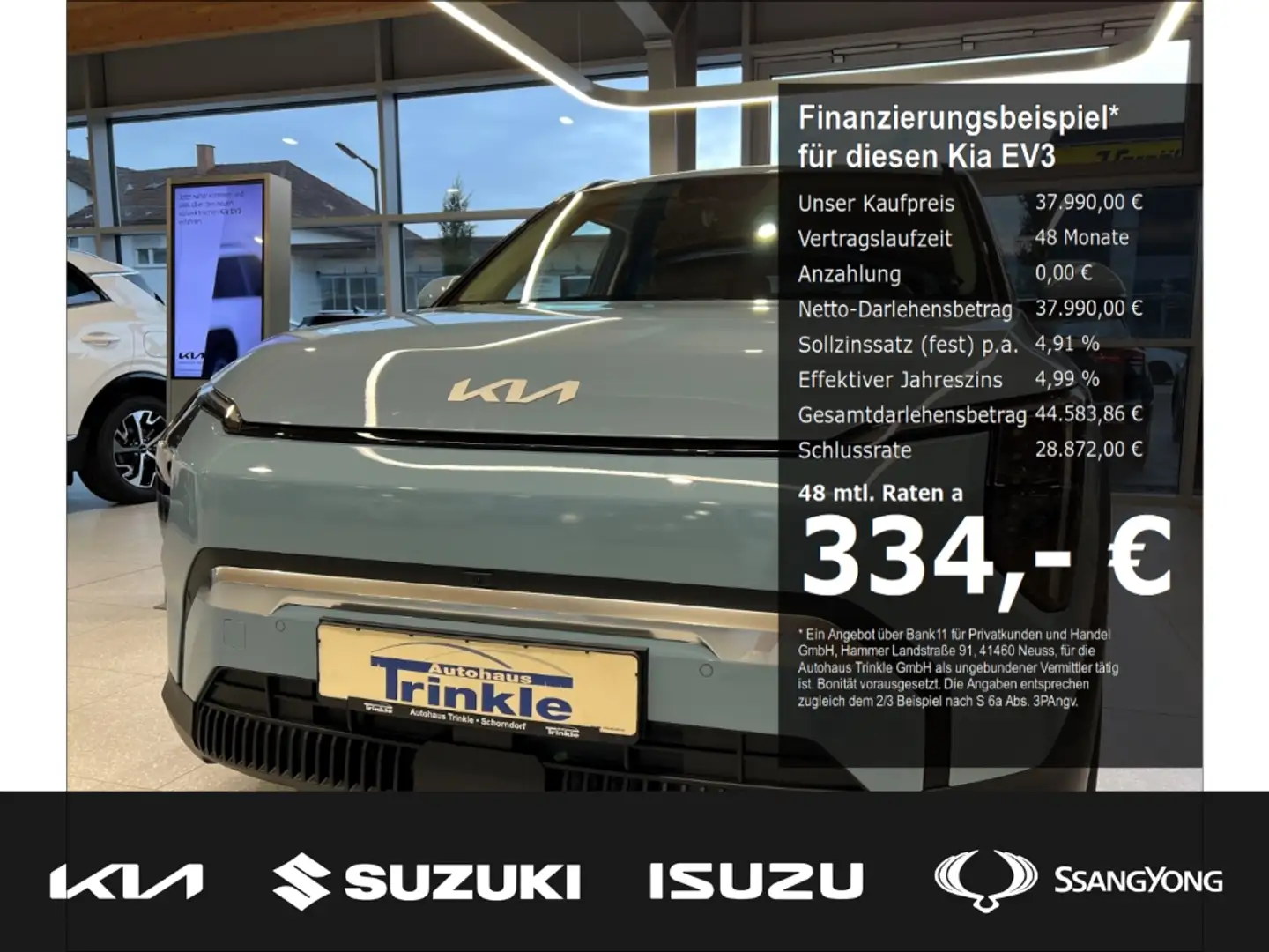 Kia EV3 81,4 KWH EARTH P3+P4+P4+P5+P7 Navi Leder 360 Kamer Gris - 1