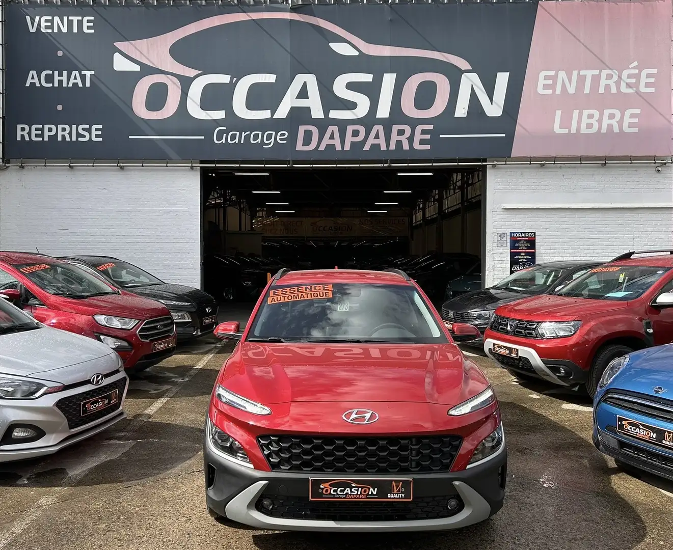 Hyundai KONA TWIST 1.0 T-GDi 120CV - B.AUTO - Garantie 1 an Rouge - 1