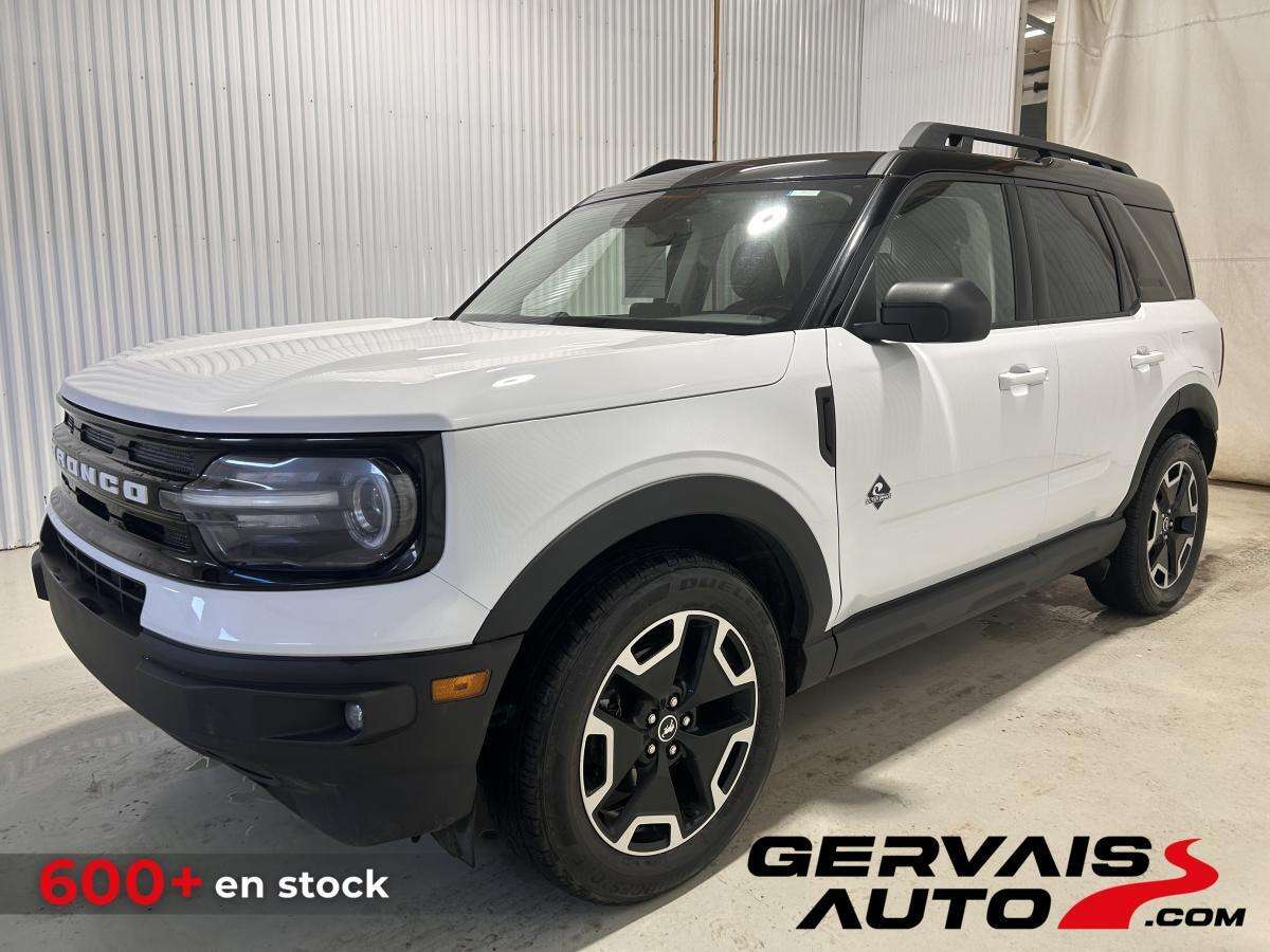 2022 Ford Bronco Sport Outer Banks 4x4 Cuir/Tissus Audio Bang & Olufsen T