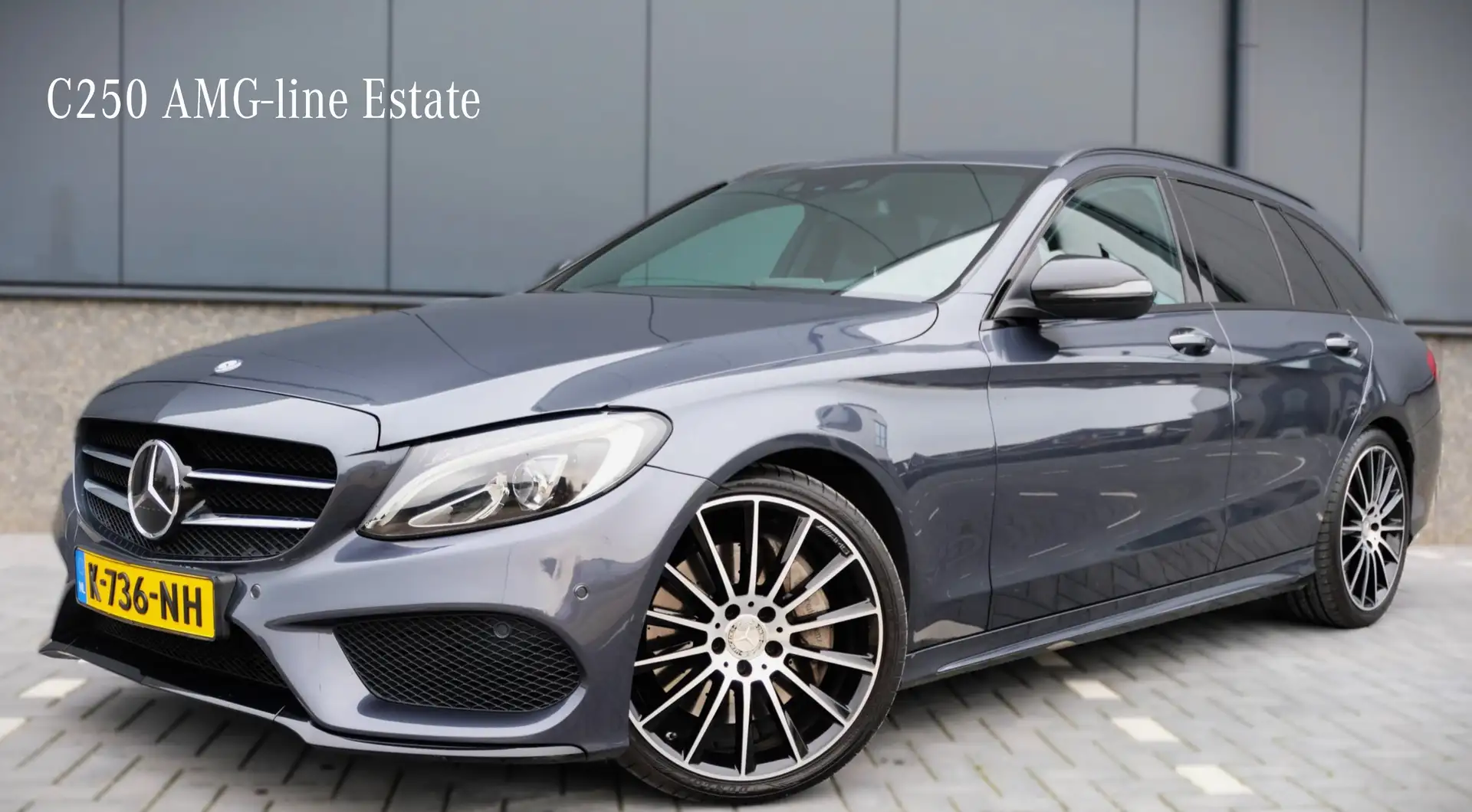 Mercedes-Benz C 250 AMG Line Estate Grijs - 1