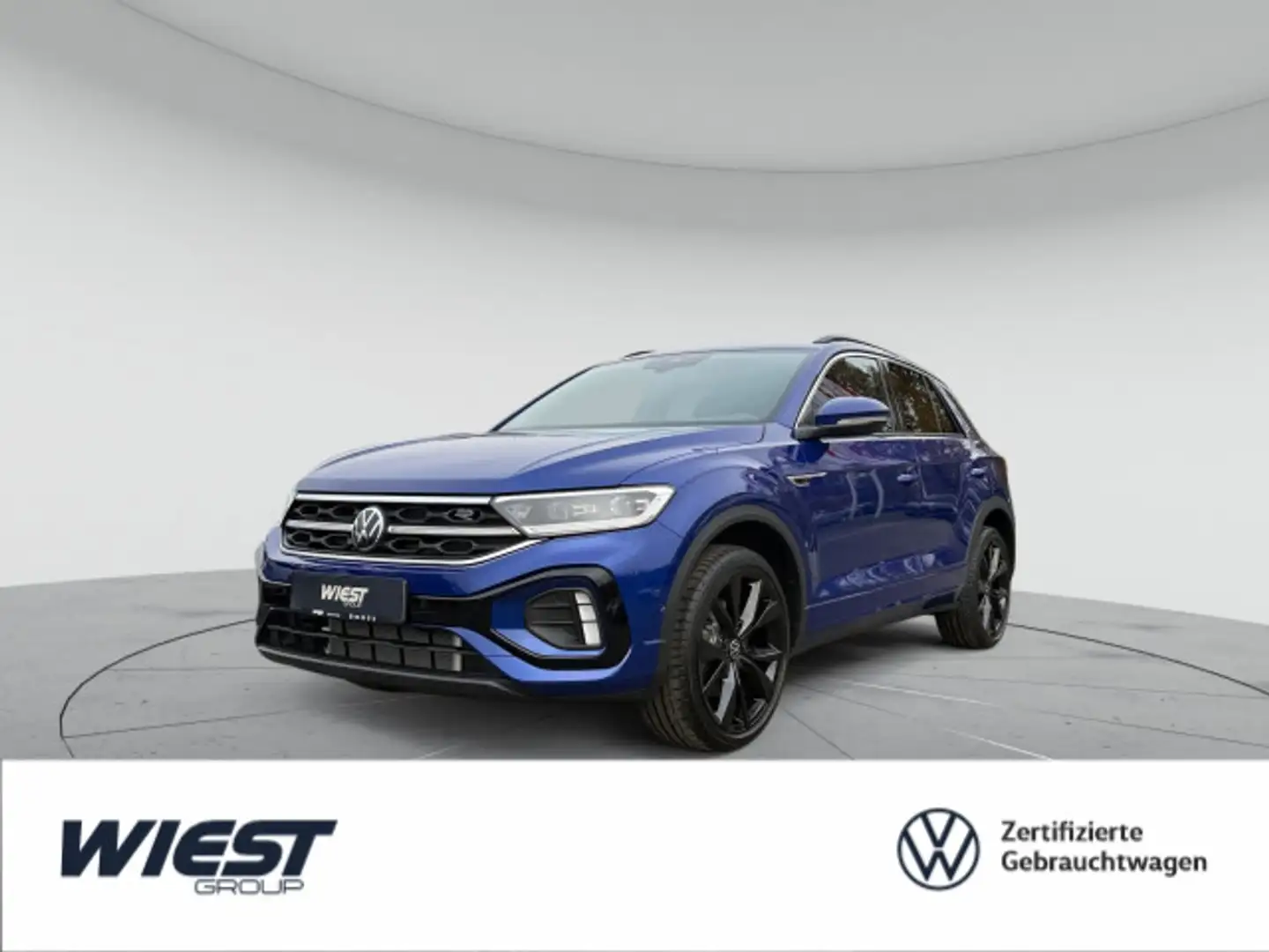 Volkswagen T-Roc 2.0 TDI 4Mo. DSG R-Line RFK Pano SHZ Navi Blau - 1