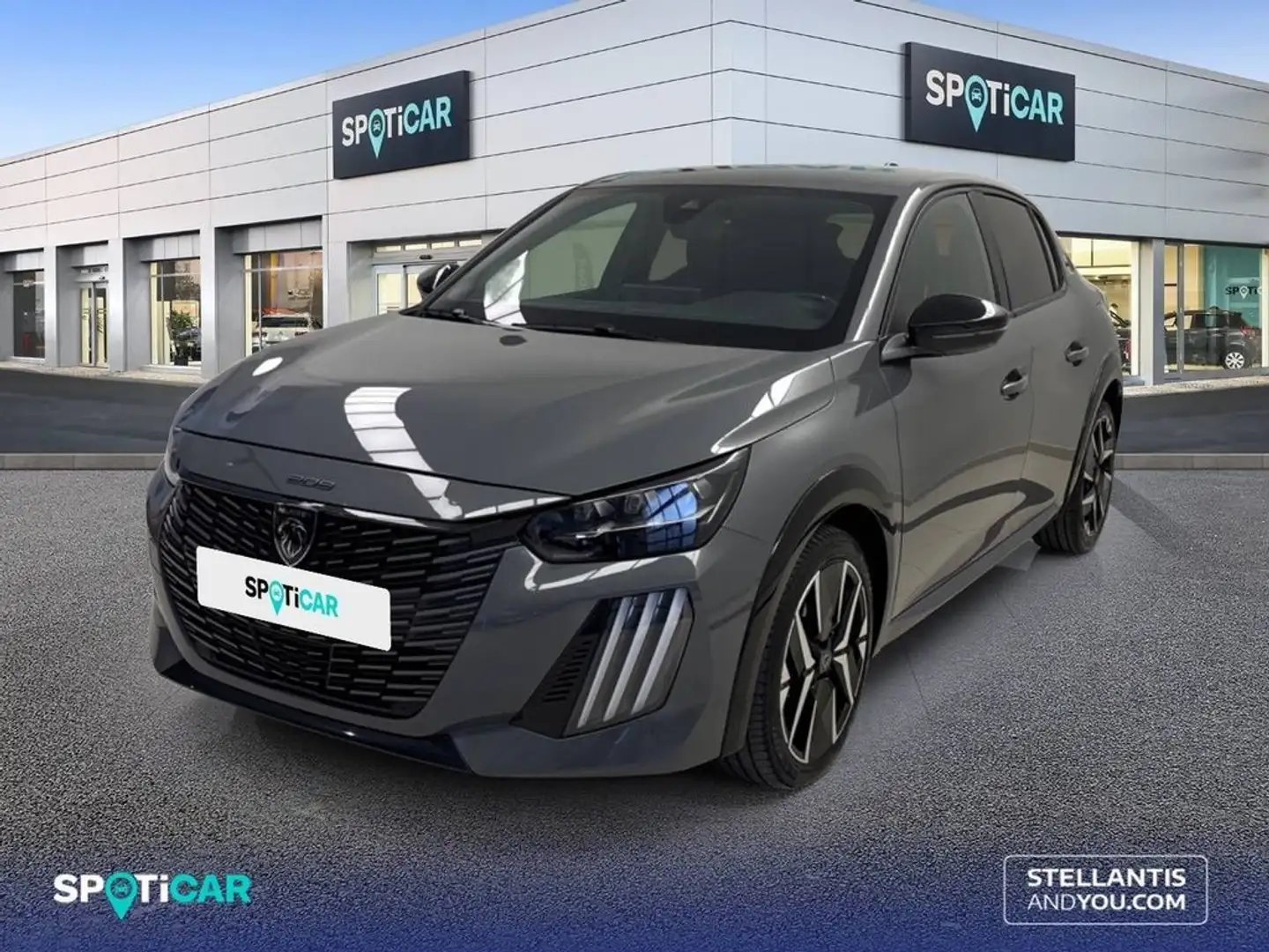 Peugeot 208 1.2 Puretech S&S GT 100 Gris - 1