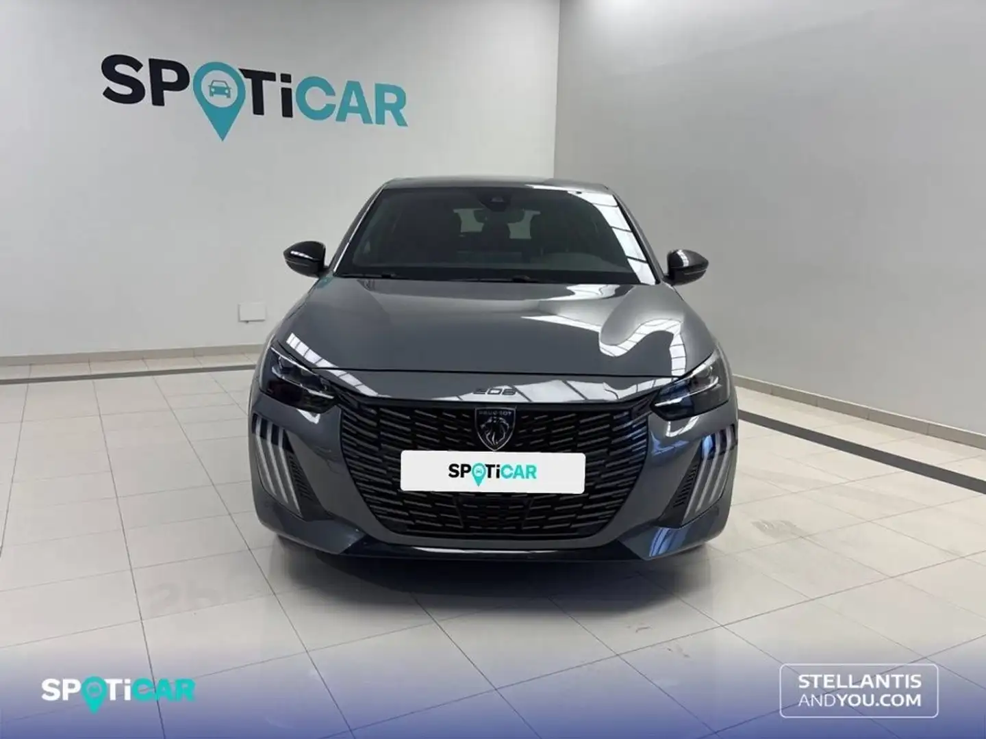 Peugeot 208 1.2 Puretech S&S GT 100 Gris - 2