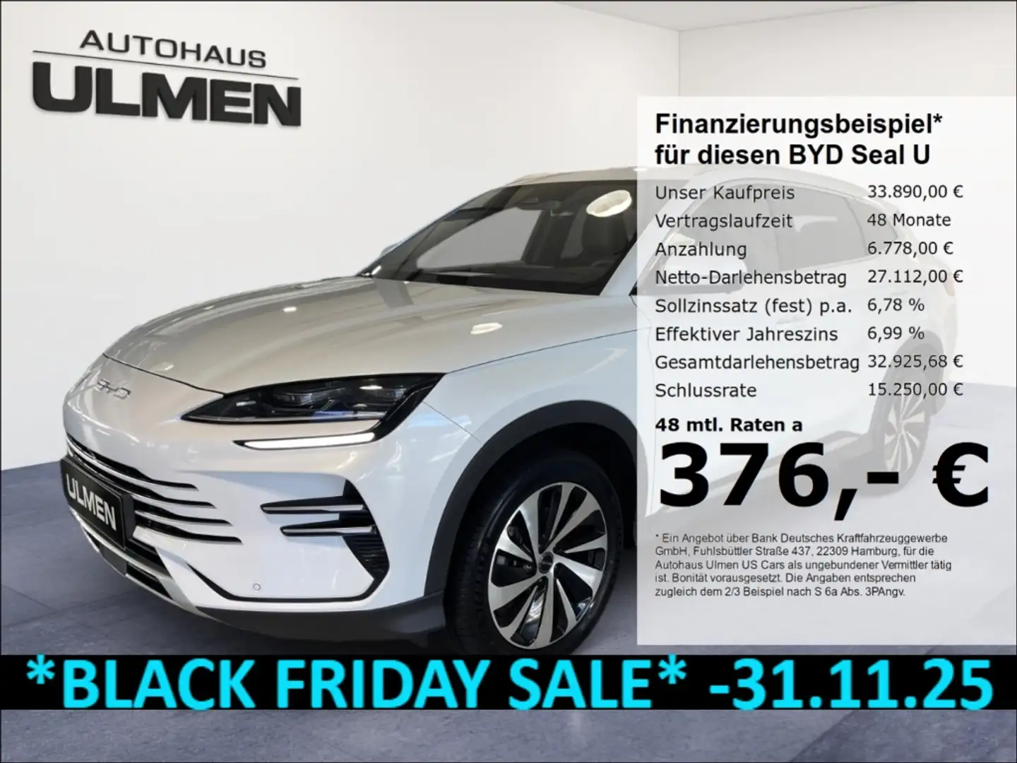 BYD Seal U DM-i Comfort Leder Pano 360°Cam Voll Weiß - 1