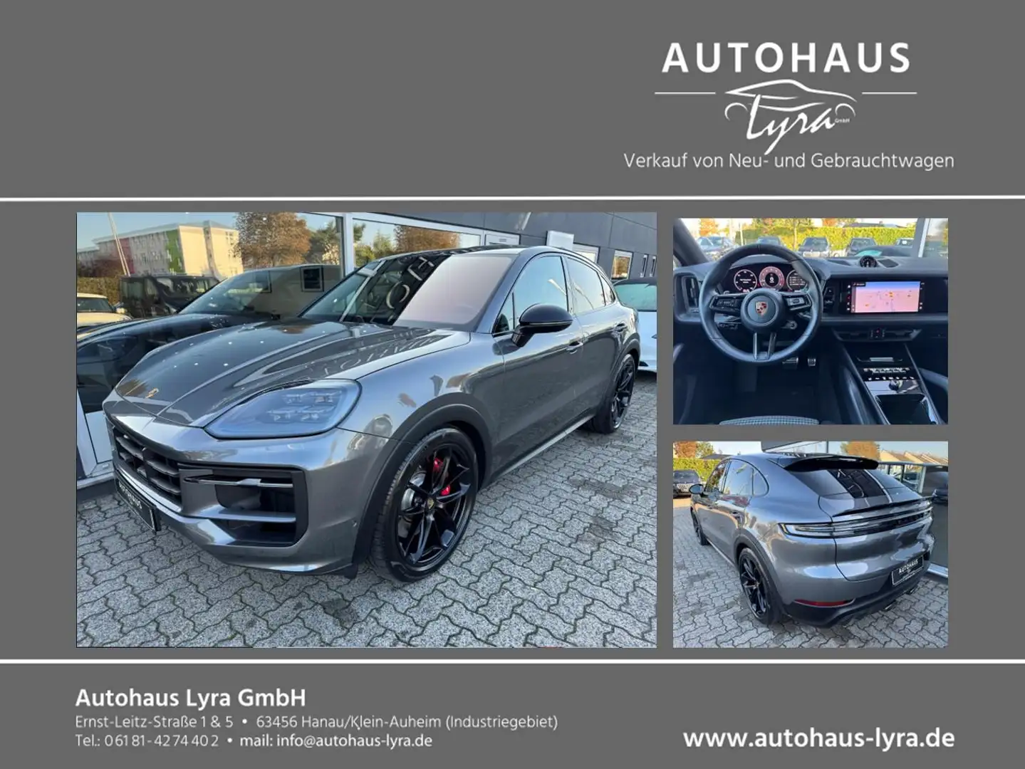 Porsche Cayenne Coupe GTS*MATRIX*SOFT*360°KAM*LEICHTBAU* Gris - 1