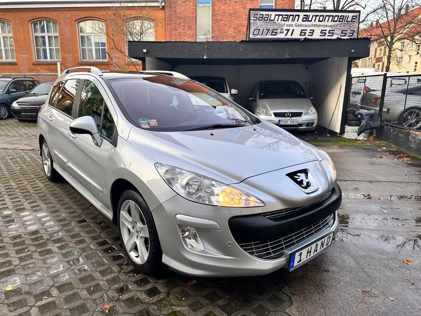 Peugeot 308 SW Sport Plus*1.HD*Klima*S.Heft*Hu03/2027 Silber - 1