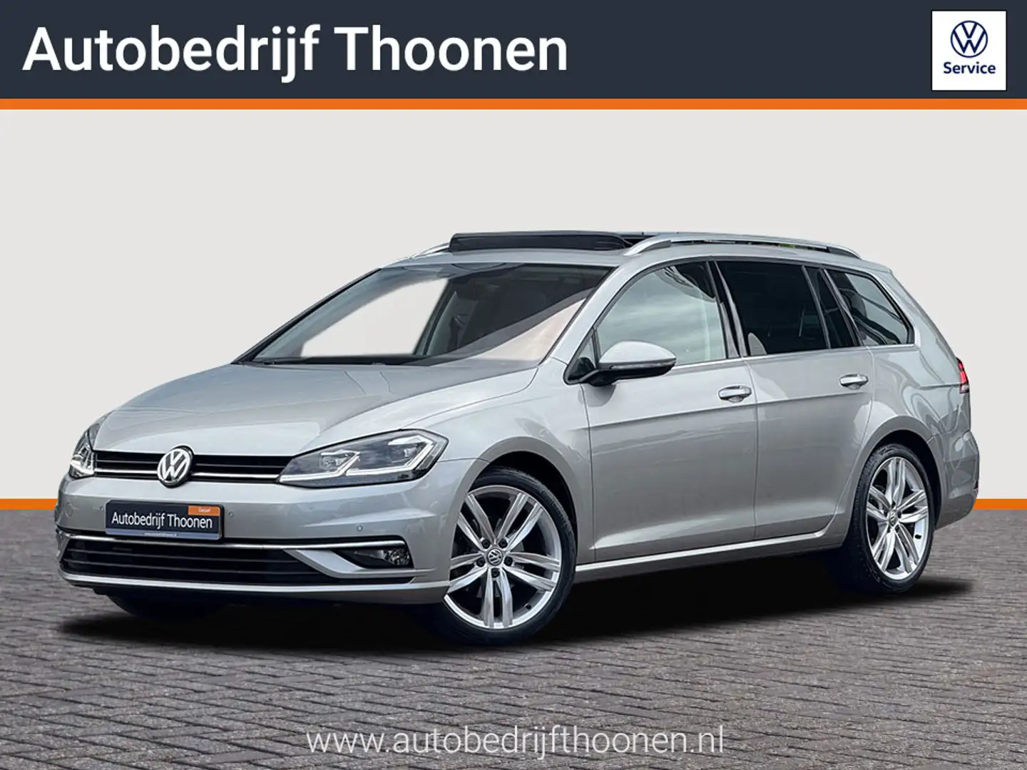 Volkswagen Golf Variant 1.4 TSI Highline Business R Trekhaak | Camera | AC Gris - 1