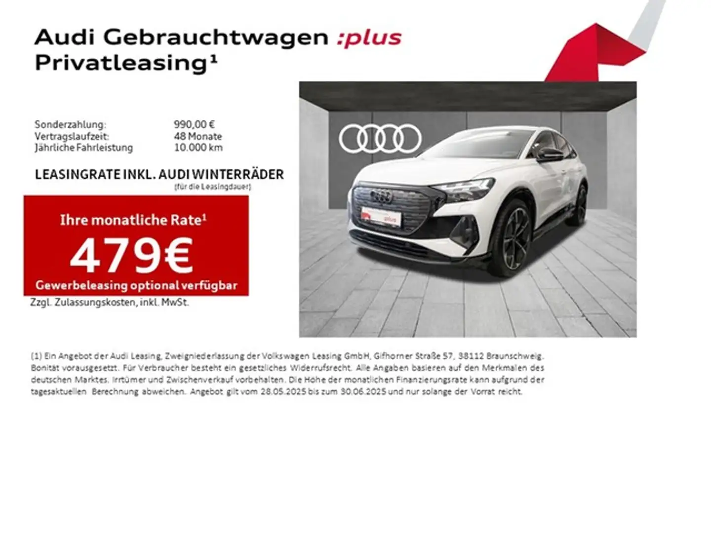 Audi Q4 e-tron Sportback 55 quattro S line Edition LM21 Matrix... Weiß - 2