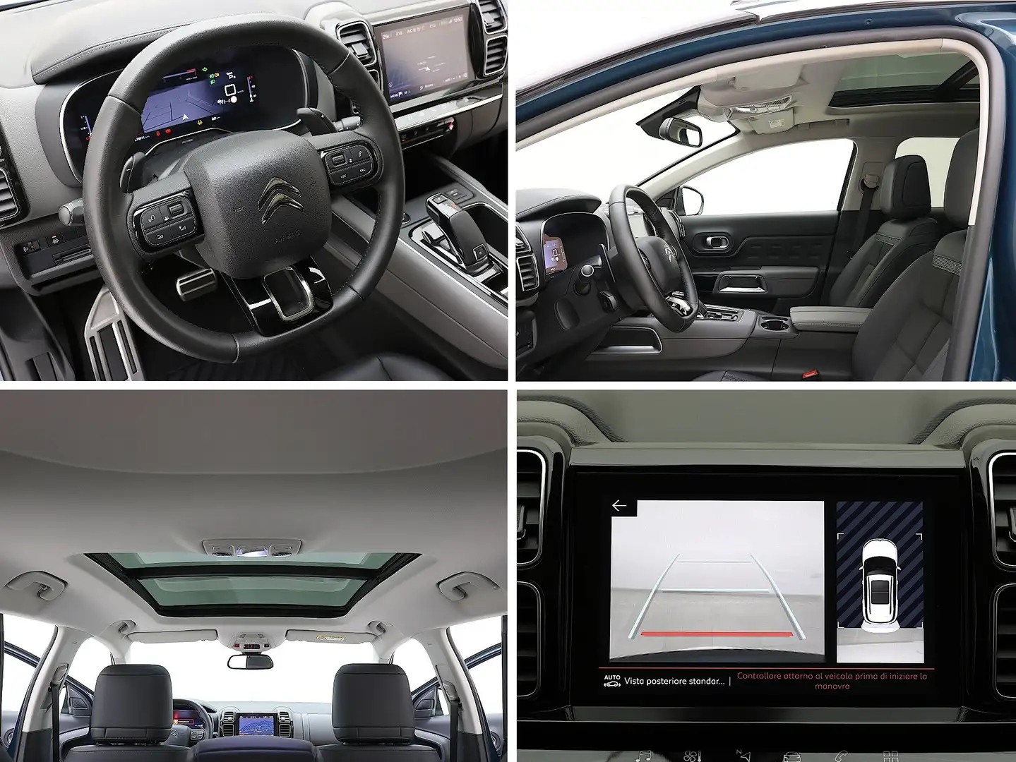 Citroen C5 Aircross 1.5 BlueHDi 130CV EAT8 Shine✔️TETTO APRIBILE Nero - 2