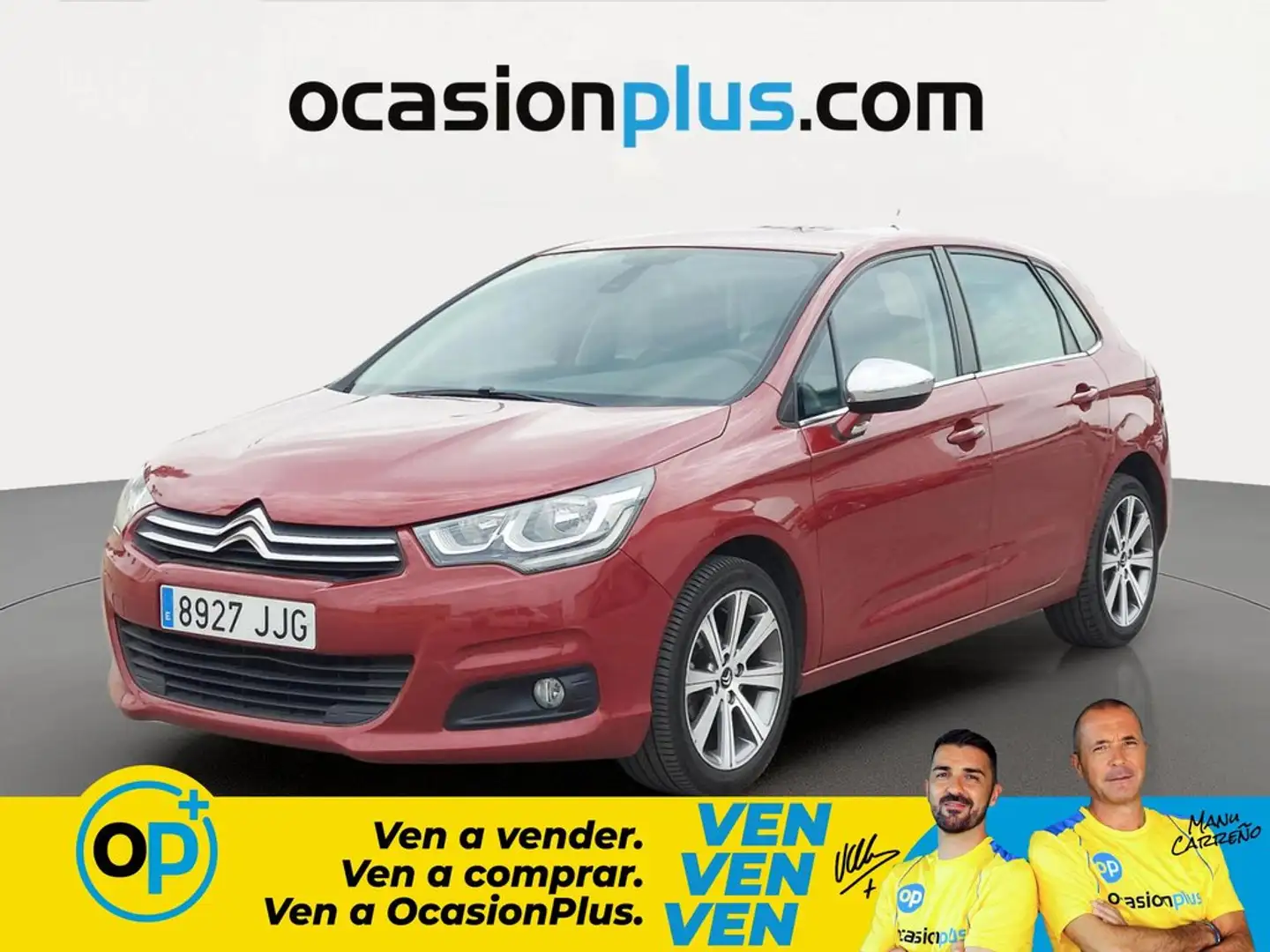 Citroën C4 1.6BlueHDI Feel 100 Rojo - 1