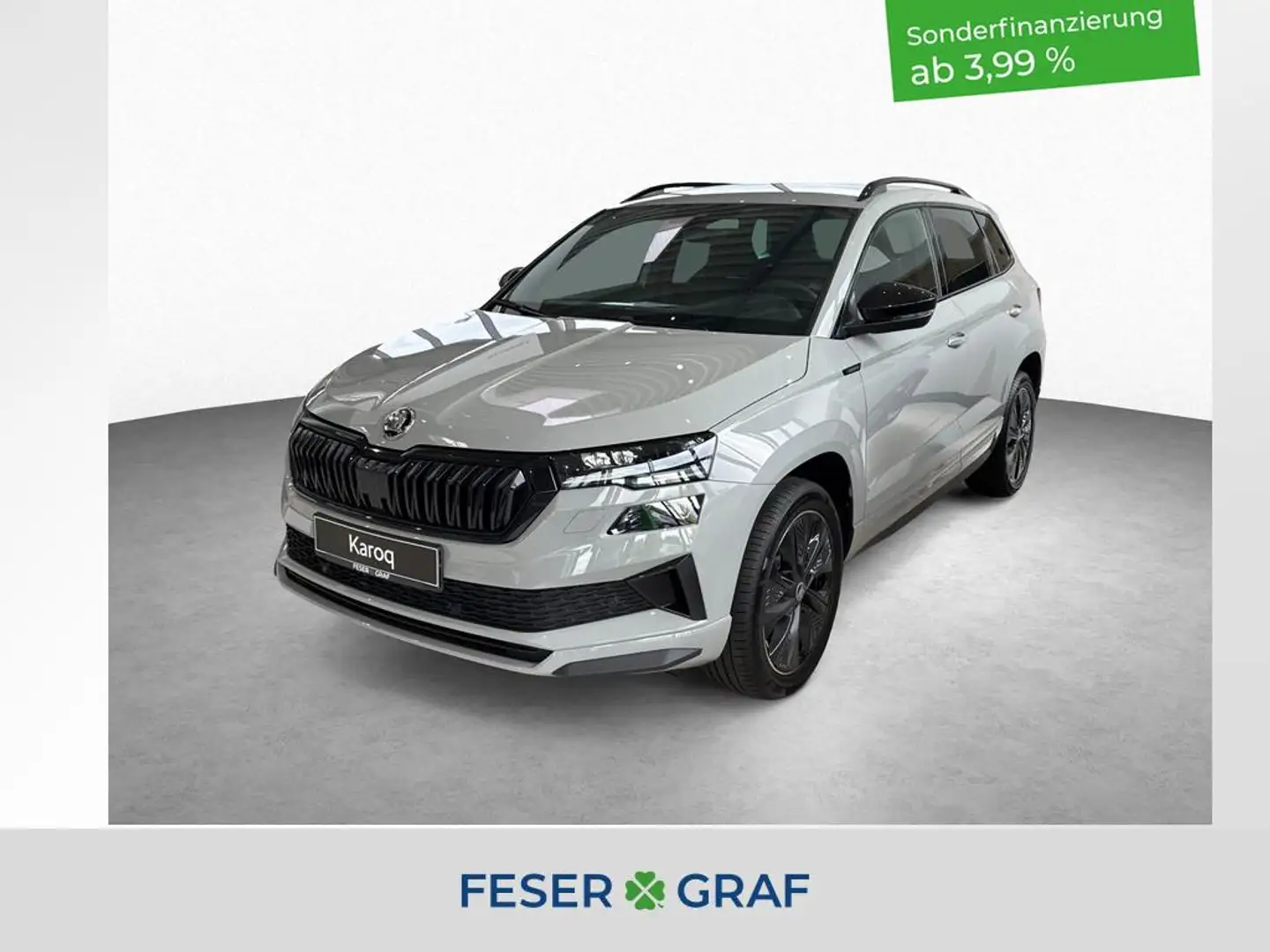 Skoda Karoq Sportline 1.5 TSI 7-DSG *NEUWAGEN*AHK*ACC*NAVI*KAM Gris - 1