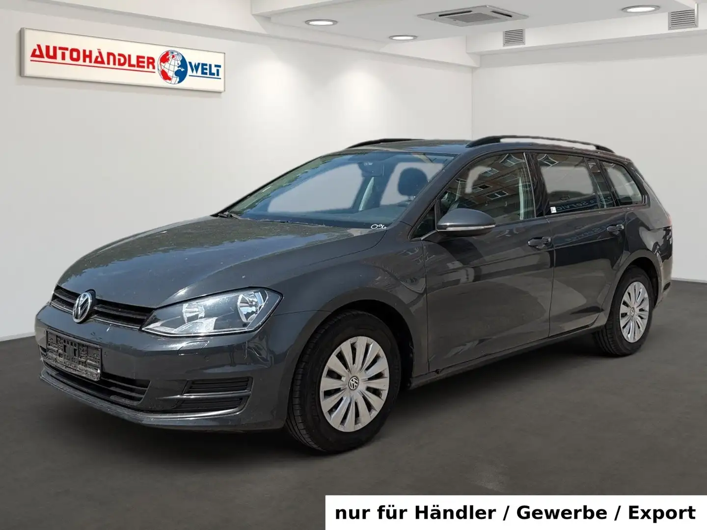 Volkswagen Golf VII Kombi 1.6 TDI Automatik Klima SHZ Navi Grijs - 1