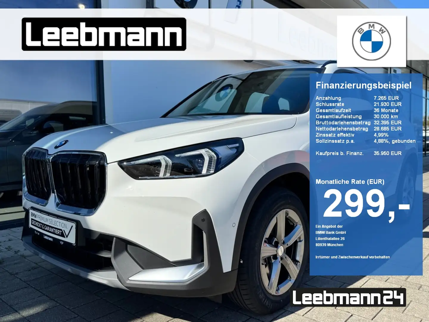 BMW X1 sDrive18i AHK/Memory/RFK GARANTIE bis 08/2029 Blanc - 1