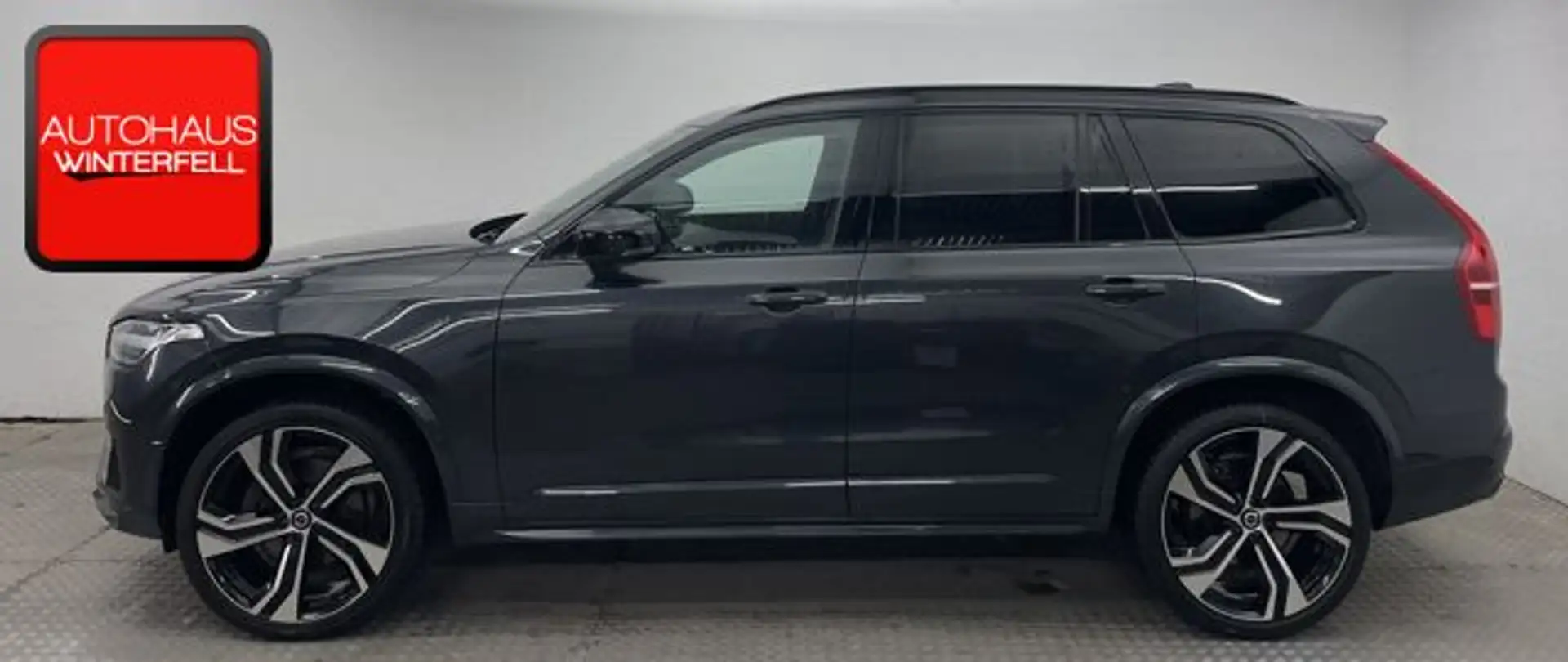 Volvo XC90 B5 AWD RDESIGN 7SITZ+PANO+AHK+22Z+360+MEMOR Gris - 2