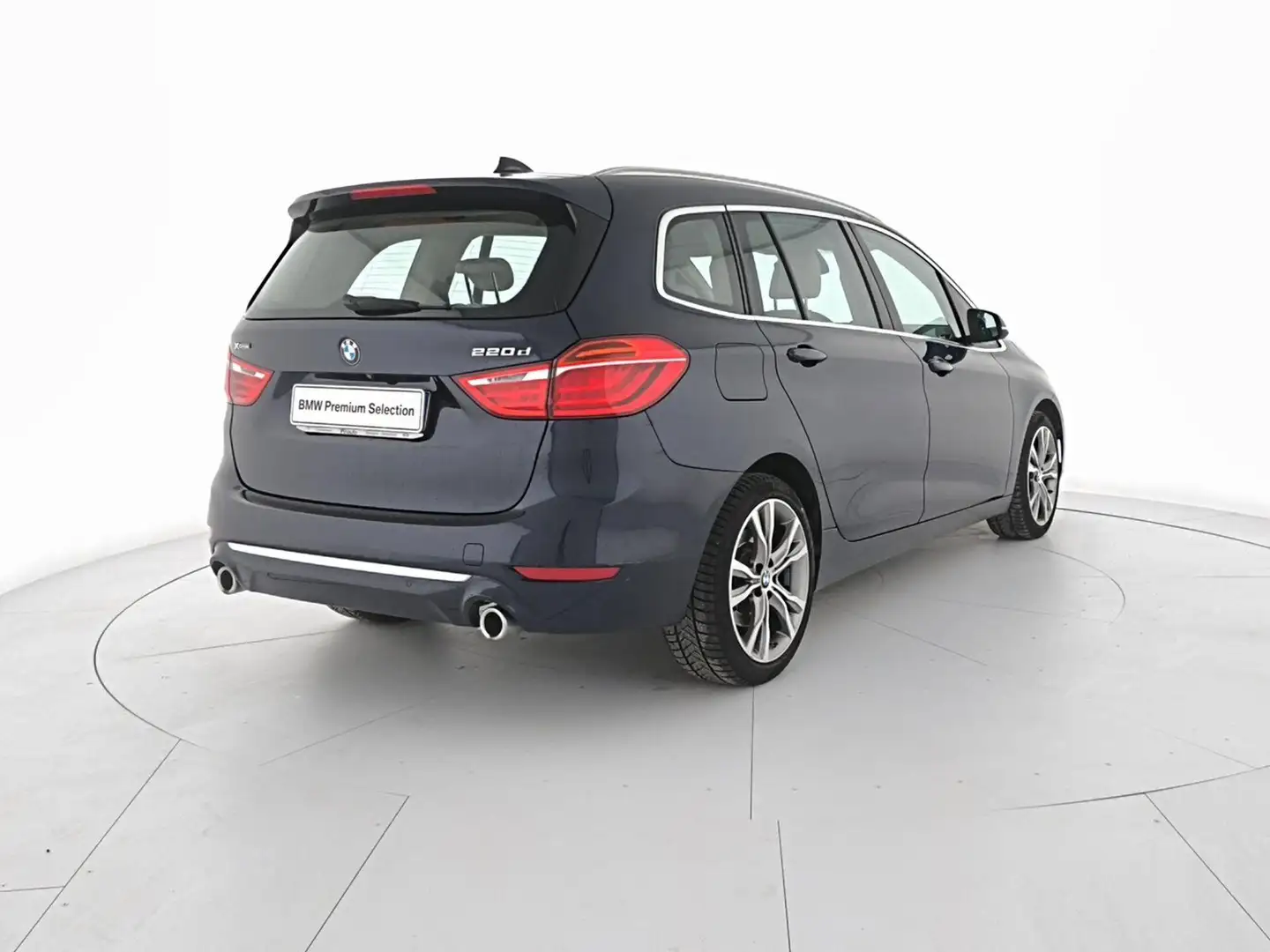 BMW 220 220d xDrive Gran Tourer Luxury 7 Posti Bleu - 2
