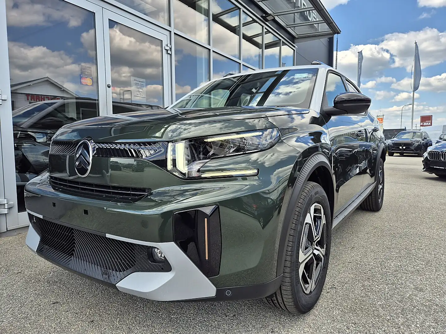 Citroen C3 Aircross Hybrid mHEV 145 Max ë-DSC6 *8 JAHRE GARANTIE* Grün - 1