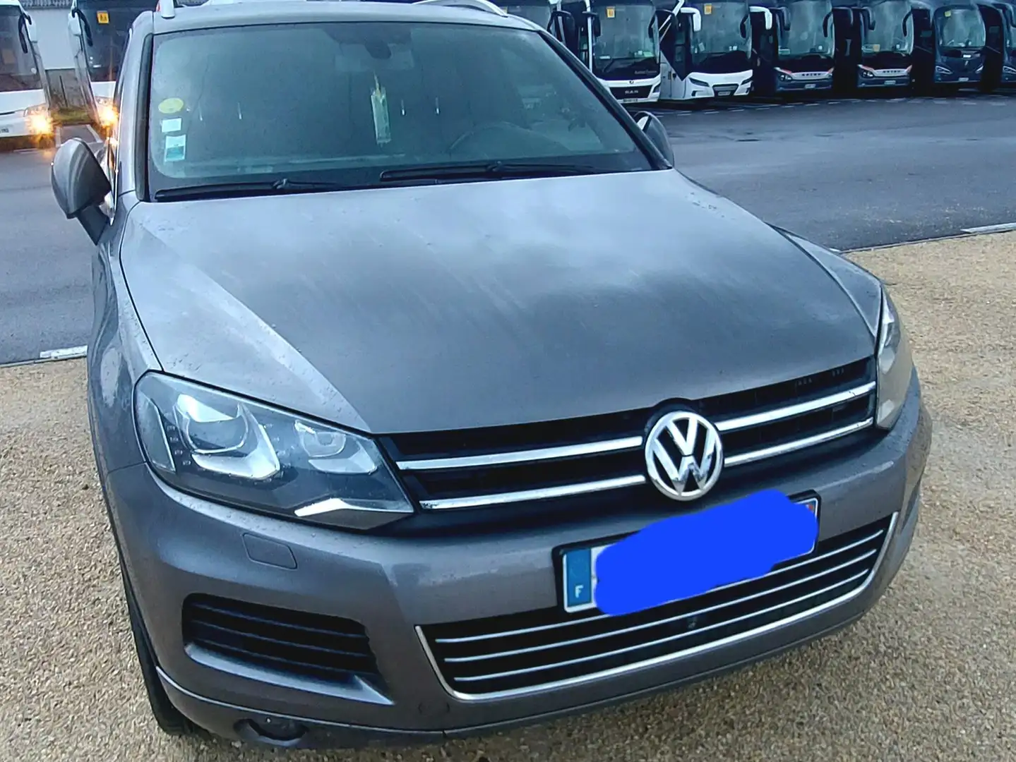 Volkswagen Touareg Touareg 3.0 V6 TDI 240 FAP 4Motion Carat Tiptronic A Gris - 1