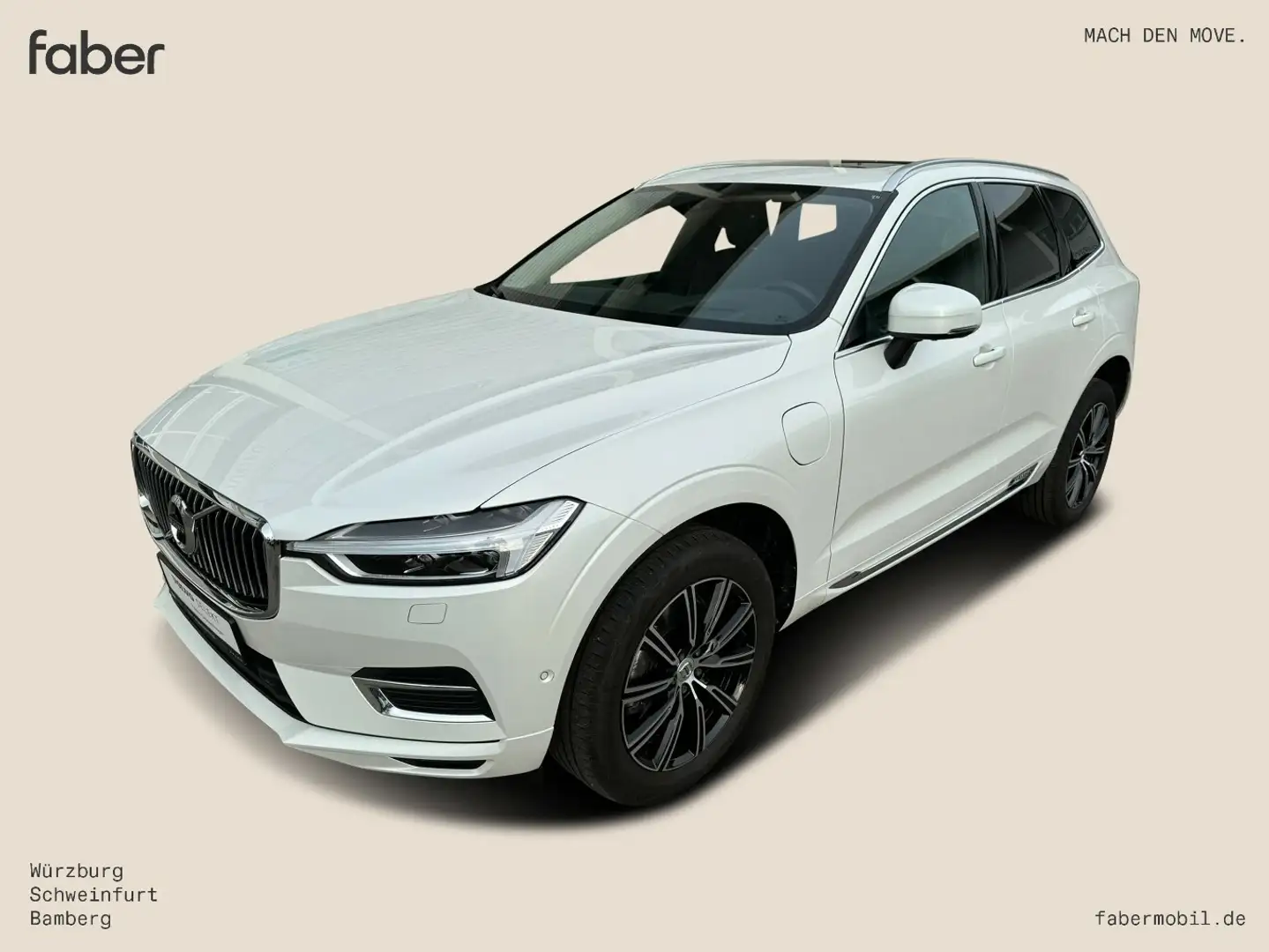 Volvo XC60 T6 Inscription Plug-In Hybrid AWD Weiß - 2